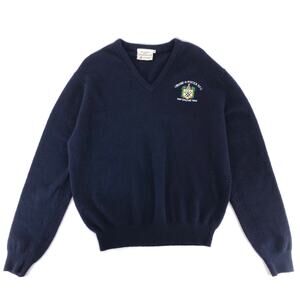 80s V neck lambswool sweater Cruise A Matics Rugby 1986 England Tour vintage